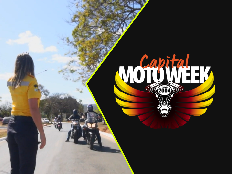 Atuação dos Agentes de Trânsito no Evento Capital Moto Week.